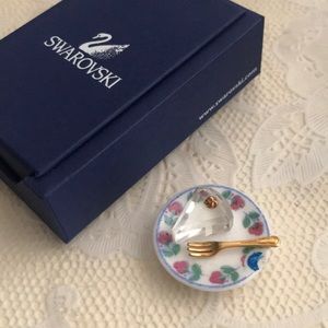 Miniature Swarovski crystal cake